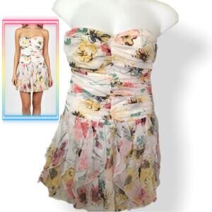 Charlotte Russe 10 ruffle dress measurements in description